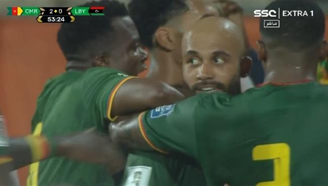 هدف مبيومو الرائع في مرمي ليبيا بتصفيات كأس العالم