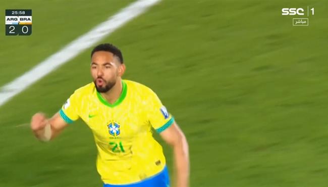 هدف كونيا في مرمي الارجنتين بعد خطأ من روميرو بتصفيات كأس العالم