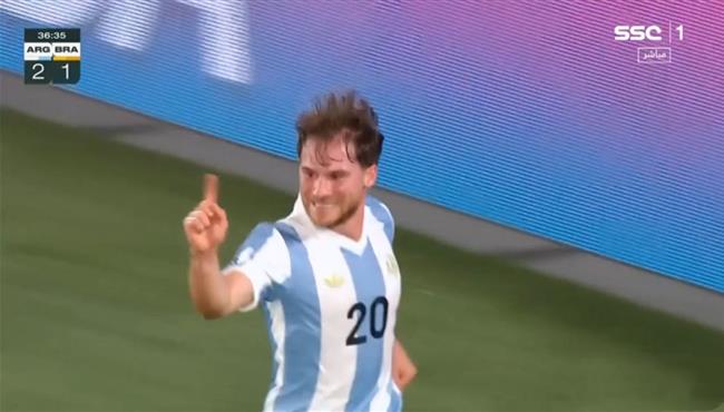 هدف ماك اليستر في مرمي البرازيل بتصفيات كأس العالم