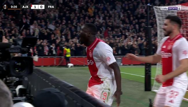 هدف اياكس في مرمي فراكفورت بالدوري الاوروبي