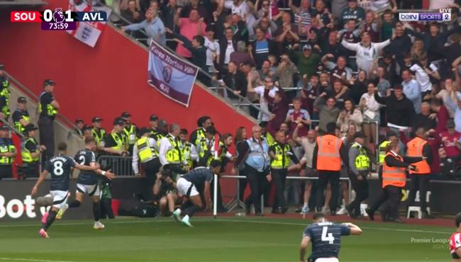 اهداف مباراة استون فيلا وساوثهامبتون 3 0 الدوري الانجليزي