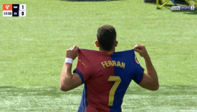 هدف فيران توريس في مرمي سيلتا فيجو بالدوري الاسباني