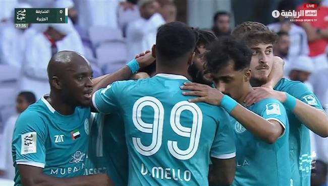 اهداف مباراة الجزيرة والشارقة 3 1 نصف نهائي كأس الامارات