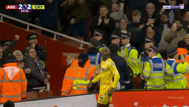 هدف تعادل كريستال بالاس القاتل بعد خطأ فادح من ساليبا امام ارسنال بالدوري الانجليزي