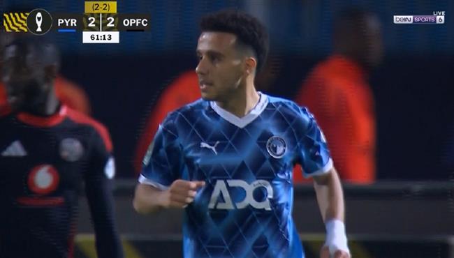 مصطفي فتحي كاد ان يسجل هدف امام اورلاندو بايرتس في نصف نهائي دوري ابطال افريقيا