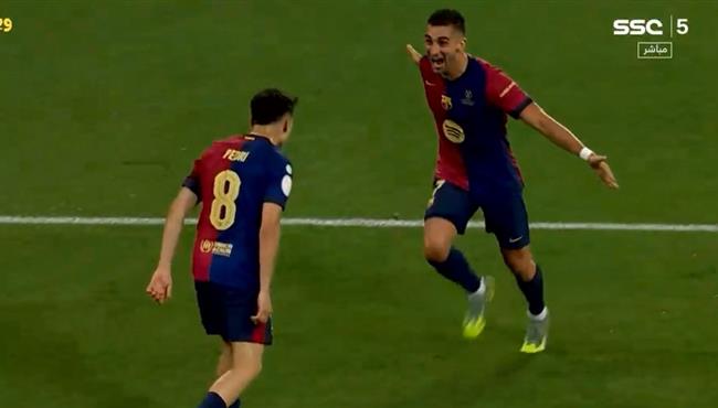 هدف بيدري الرائع في مرمي ريال مدريد بنهائي كاس ملك اسبانيا