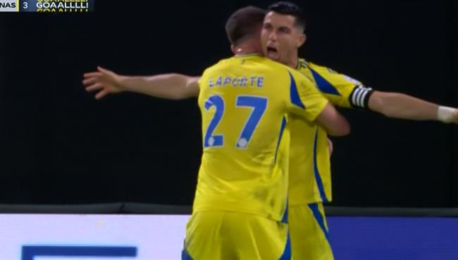 هدف رونالدو الثاني في مرمي الهلال بالدوري السعودي