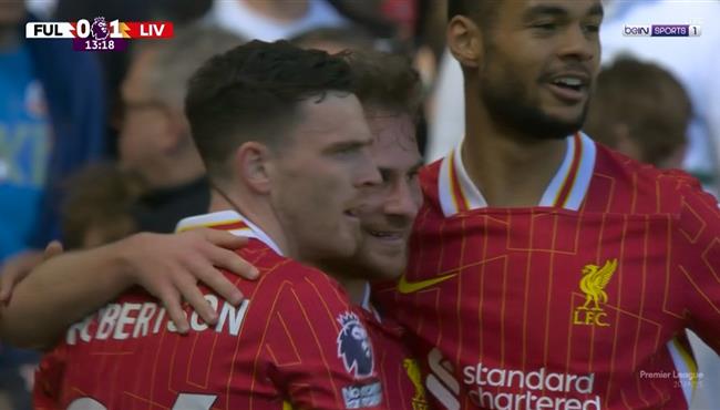 اهداف مباراة ليفربول وفولهام 2 3 الدوري الانجليزي