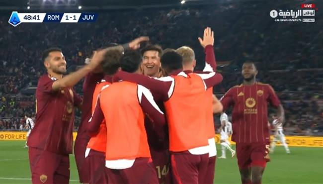 اهداف مباراة يوفنتوس وروما 1 1 الدوري الايطالي