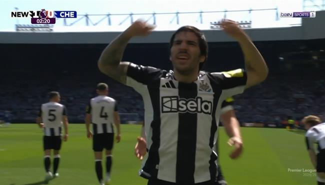 هدف ساندرو تونالي في مرمي تشيلسي بالدوري الانجليزي