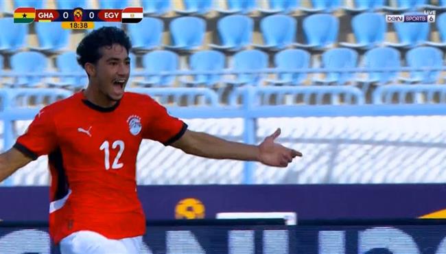 هدف مصر الاول في مرمي غانا بكأس امم افريقيا للشباب تحت 20 عام