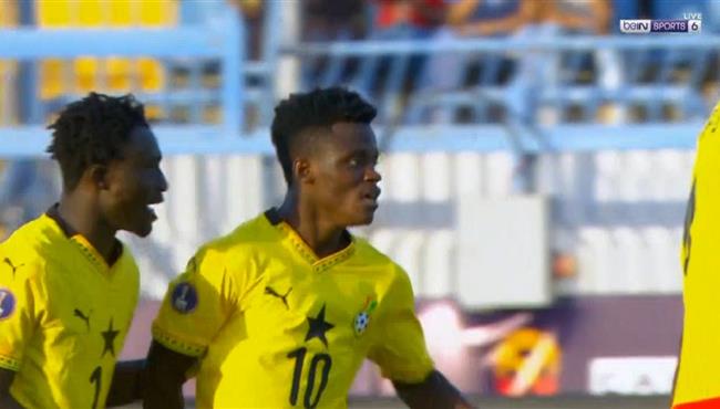 هدف غانا الاول الرائع في مرمي مصر بكأس امم افريقيا للشباب تحت 20 عام