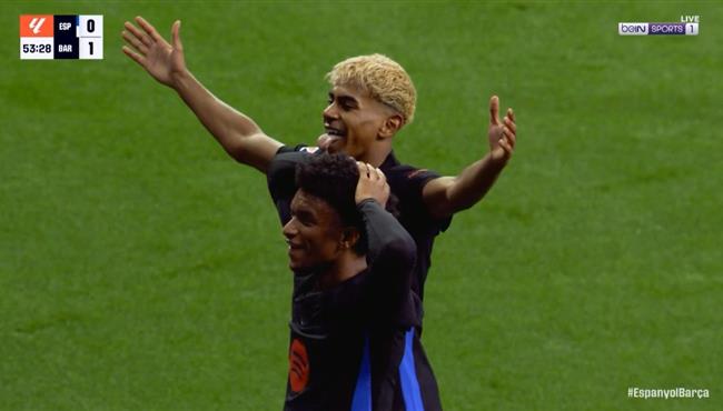 هدف لامين يامال العالمي في مرمي اسبانيول بالدوري الاسباني