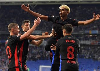 رسمي ا برشلونة يتوج بطل ا لـ الدوري الإسباني 2024 2025