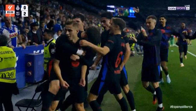 هدف فيرمين لوبيز في مرمي اسبانيول اسيست لامين يامال