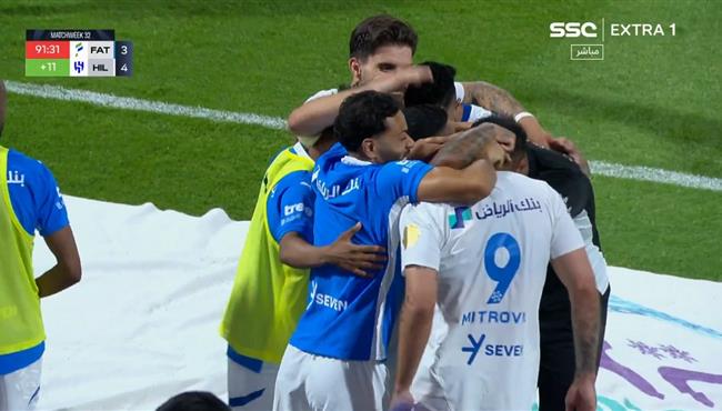 اهداف مباراة الهلال والفتح 4 3 الدوري السعودي