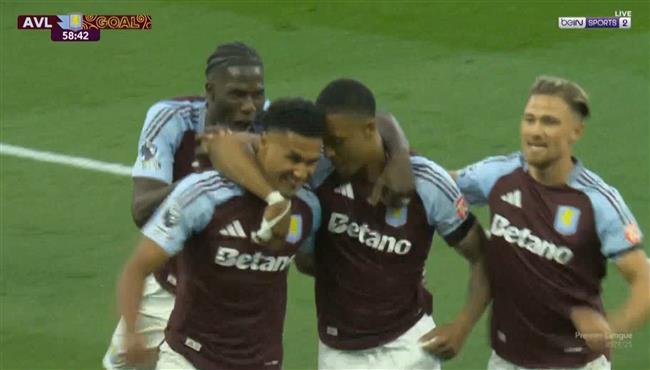 هدف استون فيلا الاول في مرمي توتنهام بالدوري الانجليزي