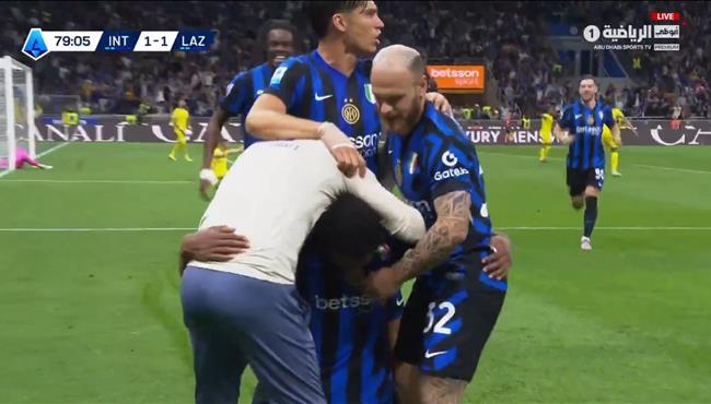 اهداف مباراة انتر ميلان ولاتسيو 2 2 الدوري الايطالي