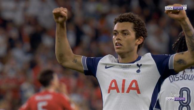 هدف توتنهام الاول في مرمي مانشستر يونايتد بنهائي الدوري الاوروبي