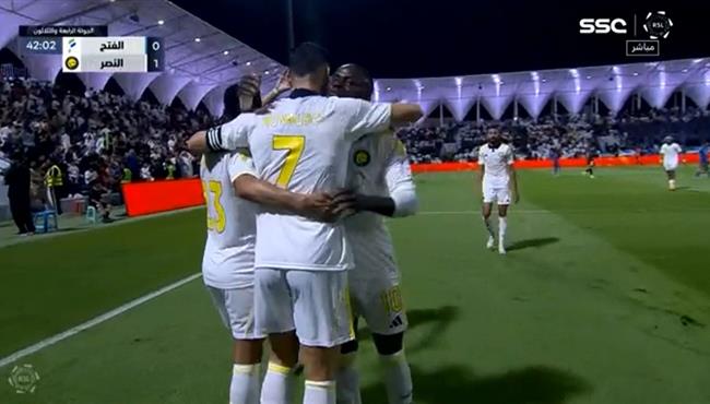 اهداف مباراة النصر والفتح 2 3 الدوري السعودي