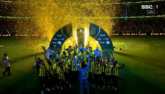 مراسم تتويج الاتحاد بطلا لكأس خادم الحرمين الشريفين