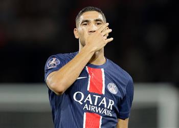 فيديو أشرف حكيمي ي سجل هدف باريس سان جيرمان الثاني أمام آرسنال