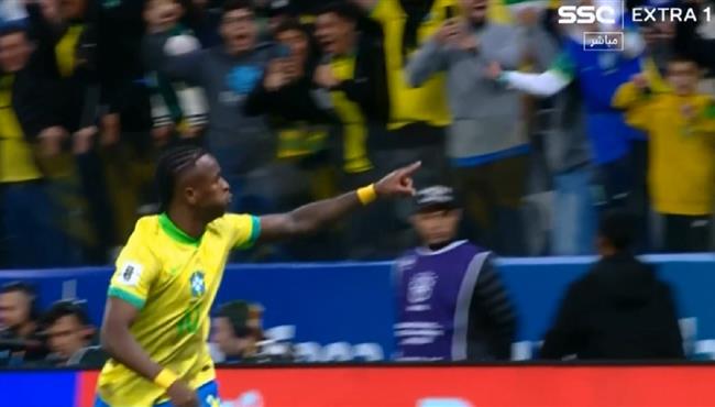 هدف فينيسيوس جونيور في مرمي باراجواي بتصفيات كأس العالم