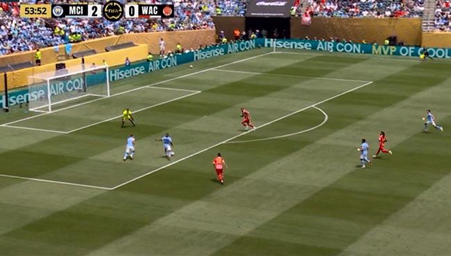 دوكو يهدر هدف محقق لـ مانشستر سيتي امام الوداد ورد فعل جوارديولا