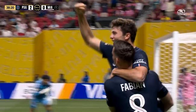هدف باريس سان جيرمان الثاني في مرمي انتر ميامي بكأس العالم للاندية