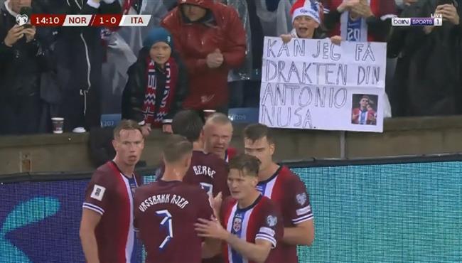 اهداف مباراة ايطاليا والنرويج 0 3 تصفيات كأس العالم