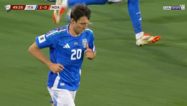 هدف ايطاليا الثاني في مرمي مولدوفا بتصفيات كأس العالم