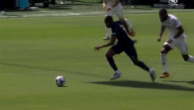 هدف عثمان ديمبلي في مرمي ريال مدريد بعد خطأ فادح من روديجر