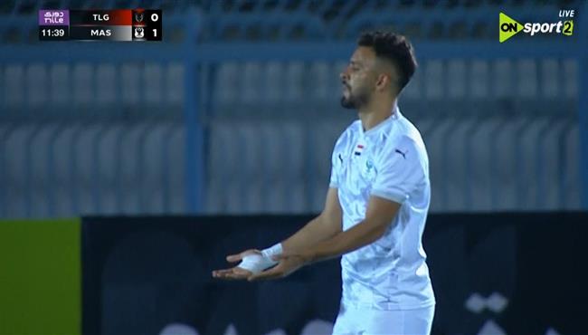 هدف صلاح محسن في مرمي طلائع الجيش بالدوري المصري