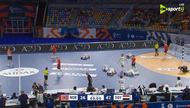 اهداف مباراة مصر والنرويج 47 26 كأس العالم لكرة اليد تحت 19 عام