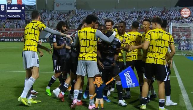 هدف فوز الجزيرة علي الشارقة 1 0 الدوري الاماراتي
