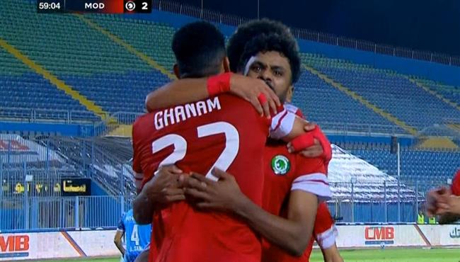 هدف مودرن سبورت الثاني في مرمي بيراميدز بالدوري المصري