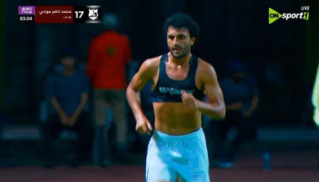 هدف انبي الثالث في مرمي الاتحاد السكندري بالدوري المصري