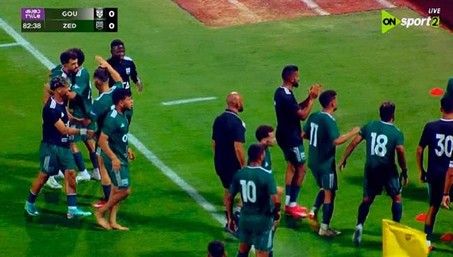 هدف زد الاول في مرمي الجونة بالدوري المصري