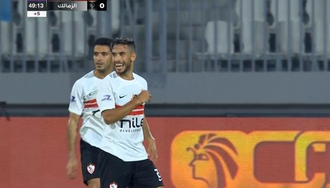 ناصر ماهر كاد ان يسجل هدف رائع في مرمي سيراميكا بالدوري المصري