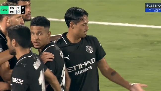 هدف مانشستر سيتي الثاني في مرمي باليرمو