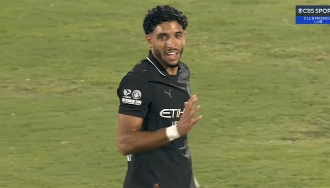 ملخص لمسات عمر مرموش في مباراة مانشستر سيتي وباليرمو الودية