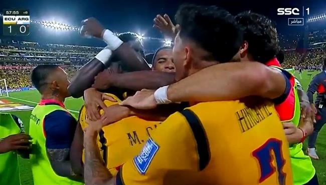 هدف فوز الاكوادور علي الارجنتين 1 0 تصفيات كاس العالم