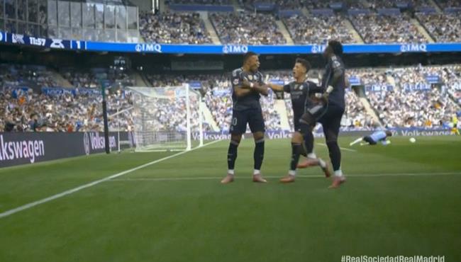 اهداف مباراة ريال مدريد وريال سوسيداد 2 1 الدوري الاسباني