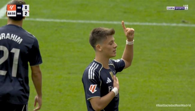 هدف اردا جولر في مرمي ريال سوسيداد اسيست مبابي