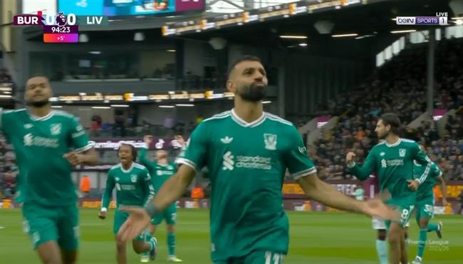 ملخص لمسات محمد صلاح في مباراة ليفربول وبيرنلي بالدوري الانجليزي