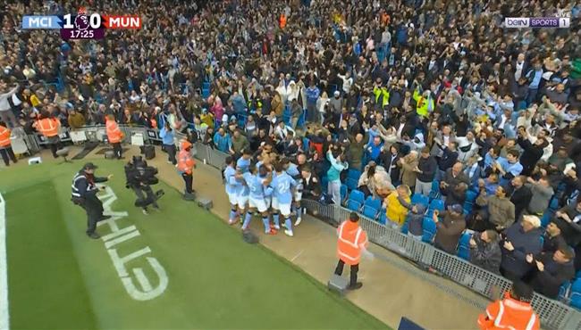 اهداف مباراة مانشستر سيتي ومانشستر يونايتد 3 0 الدوري الانجليزي