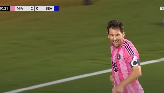 هدف ميسي في مرمي سياتل ساوندرز بالدوري الامريكي