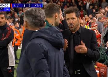 ماركا تكشف تفاصيل خناقة سيميوني مع الجماهير وطرده بعد هدف ليفربول القاتل أمام أتلتيكو مدريد