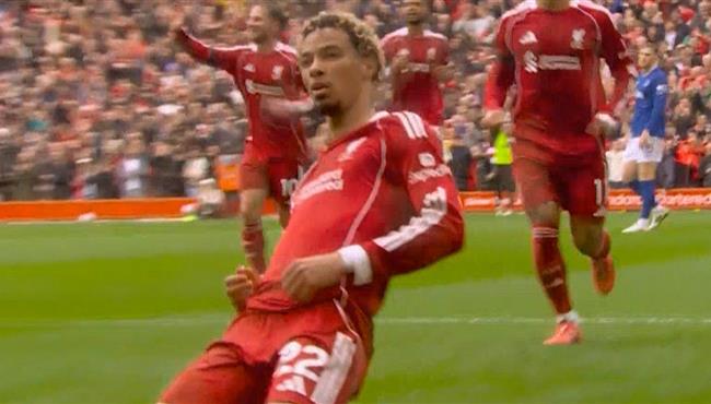 هدف ليفربول الثاني في مرمي ايفرتون بالدوري الانجليزي