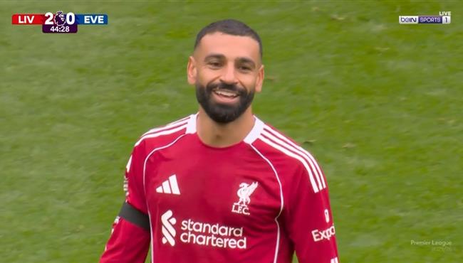 ملخص لمسات محمد صلاح في مباراة ليفربول وايفرتون بالدوري الانجليزي